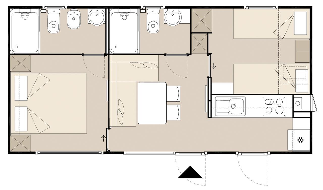 Amadria Park Camping Sibenik Mobile Homes מראה חיצוני תמונה